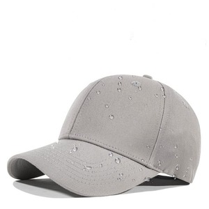 Casquette de baseball de sport réglable de vente chaude conception populaire en coton avec logo brodé personnalisé chapeau imperméable de style lavé à l'acide - Product Image 4