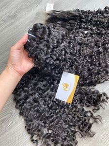 High Quality 1-3 Year Old Russian Virgin Human <b>Hair</b> Machine Double Weft <b>Deep</b> <b>Wave</b> Customized Color Dyed Bleached Regular <b>Wave</b> - Product Image 6