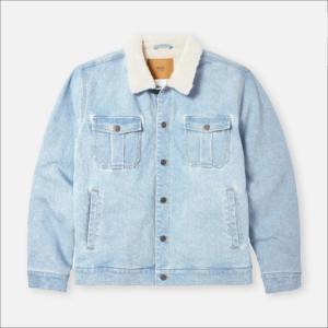 Veste pour homme, manteaux en jean pour homme, manches longues classiques, veste bleue déchirée, vêtements d'extérieur, veste en jean délavée, commandes OEM - Product Image 4