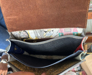 Sac à bandoulière en cuir de fourrure imprimé animal recyclé de style occidental Sac à main en cuir de haute qualité Sac à bandoulière latéral coloré pour femmes - Product Image 6