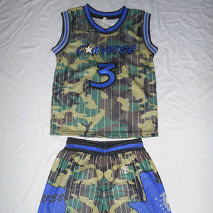 Conjuntos de camisetas de baloncesto transpirables reversibles personalizadas 100% poliéster ropa deportiva Unisex - Product Image 1