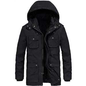 Chaqueta con capucha para hombre, parka con cremallera, chaquetas parka para hombre al por mayor a bajo precio. - Product Image 4