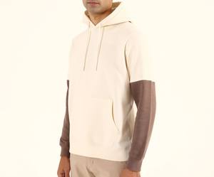 Sudadera con capucha de algodón 100% para hombre, Jersey transpirable de estilo único, color doble teñido liso para temporada de invierno, gran oferta - Product Image 3