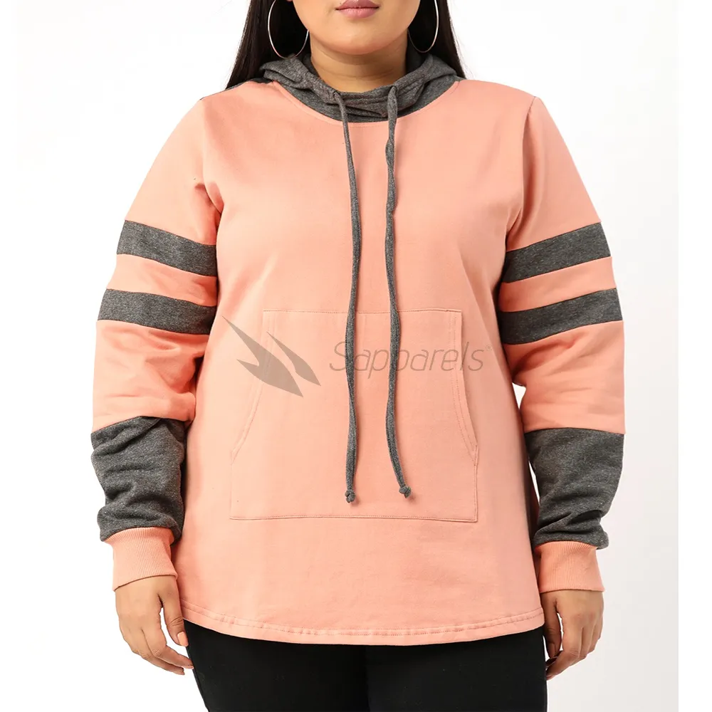 Women Wear Different Styles Ladies Hoodies For Sale OEM Services Long Sleeve Pullover Hoodie For Girls OEM ODM BY SAPPARELS
