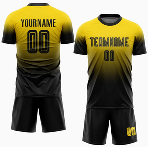 Fabrication professionnelle d'uniformes de football unisexes, col en V, imprimés, courts, 100% polyester, respirants, séchage rapide, vêtements de sport, équipe personnalisée - Product Image 3