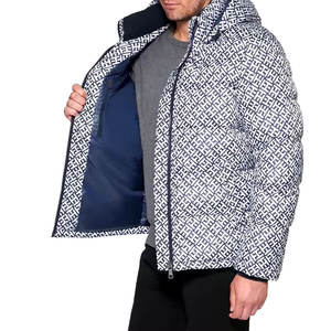 Sublimation personnalisée Veste en duvet à capuche légère et résistante à l'eau de haute qualité pour hommes Veste bouffante - Product Image 4