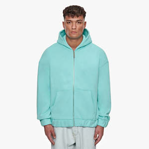 Sudaderas con capucha con cremallera y logotipo personalizado, color e impresión para hombre, ropa de calle, bolsillo de canguro, algodón suave, sudadera con cremallera para hombre de alta calidad - Product Image 1