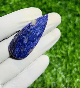 Alta calidad Natural púrpura Charoite cabujón piedras preciosas sueltas pulido alto grado joyería hacer collar - Product Image 3