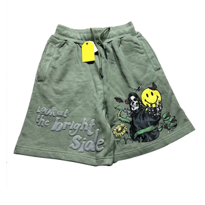 Short de sport de haute qualité pour hommes personnalisé OEM Short de sport en coton respirant à séchage rapide 3D motif solide sérigraphie High Street - Product Image 1