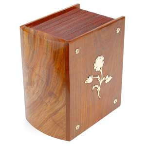 Solid Rosewood Adult Wood <b>Urn</b> <b>for</b> Human <b>Ashes</b> Solid Funeral Memorial <b>Urns</b> Standard <b>Wooden</b> Adult Cremation <b>Urn</b> Brown - Product Image 4