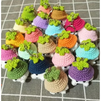 Porte-clés boussole en peluche artisanal, rechargeable, sûr, en forme de dessin animé, tricoté, tissé, crocheté, poupée artistique, mini jouet doux animal hibou VN