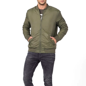 Custom Color Full Zipper <b>Men</b> Bomber <b>Jacket</b> Premium Quality <b>Light</b> Weight Bomber <b>Jacket</b> For <b>Men</b> - Product Image 3