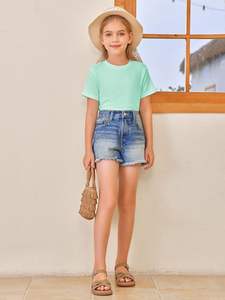 Camisetas de Mujer Más Vendidas, Personalizadas, Transpirables, de Manga Corta, Buena Calidad, Lisas, Cuello Redondo, para Verano, con Logotipo - Product Image 3