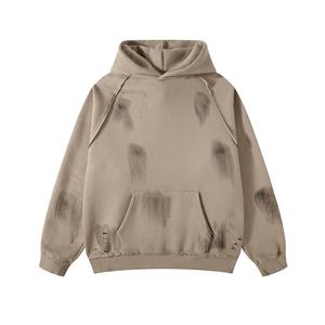 Sweat à capuche unisexe en jersey d'hiver 3D lourd personnalisé, écologique, multicolores, lavage pour hommes - Product Image 2