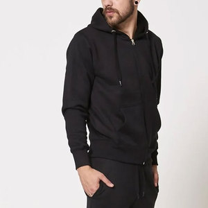 ชุดวอร์มคลาสสิกสำหรับผู้ชาย พร้อมแจ็คเก็ตมีฮู้ดแบบซิปและกางเกงจ็อกเกอร์ ผ้าฝ้าย 100% เนื้อหนา ใส่สบาย เหมาะสำหรับใส่ลำลองในชีวิตประจำวัน - Product Image 4