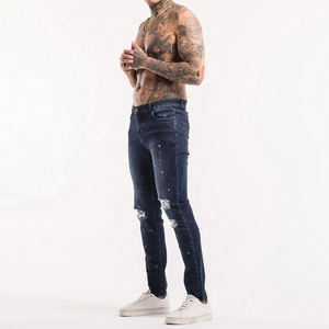 Best Wholesale High Quality Custom <b>Men</b> Denim <b>Jeans</b> / Wholesale Best Price Customized Logo <b>Men</b> Denim Pant - Product Image 3