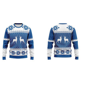 <b>Women's</b> <b>Christmas</b> Solid Pattern O-Neck Fleece Lined Casual Pullover <b>Sweatshirt</b> Winter Streetwear XS Size Embroidered Design - Product Image 4