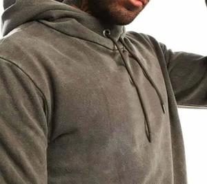 Ensemble de survêtement pour homme, streetwear tendance, respirant, imprimé, délavé à l'acide, 100% coton, col à capuche personnalisé, jogging d'hiver uni - Product Image 5