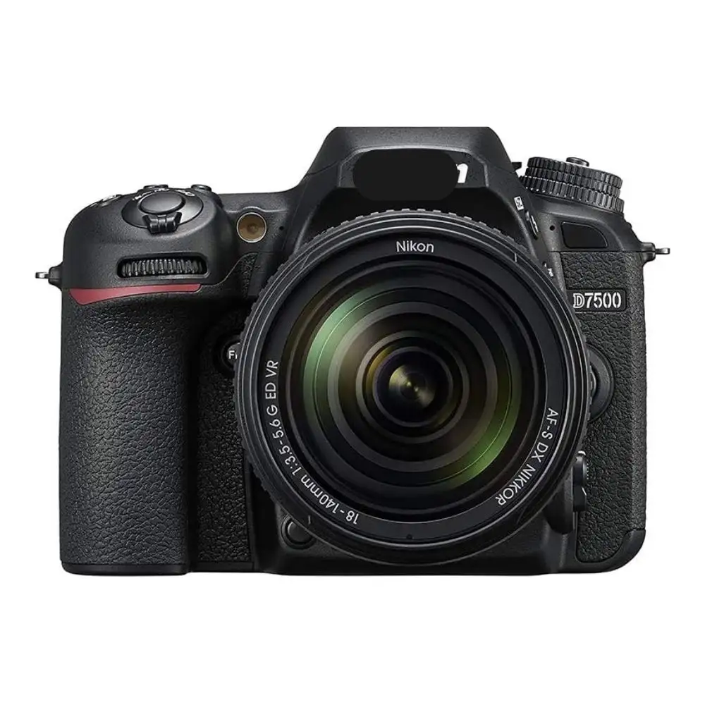 डिजिटल कैमरा के साथ D7500 20.9MP DSLR कैमरा AF-S DX NIKKOR 18-140mm एफ/3.5-5.6G प्रवर्तन निदेशालय VR लेंस, काले