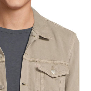 Veste en jean pour homme, style streetwear, fabriquée sur mesure, pour l'hiver, temps frais, fournisseur de vêtements streetwear, veste en jean de haute qualité pour homme - Product Image 4