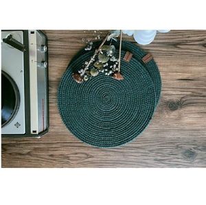 Manteles individuales de ratán de alta calidad, último diseño, fábrica de La India, manteles bordados trenzados de yute Natural 100% para decoración del hogar - Product Image 5