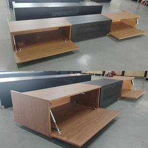 100/120 pouces Style rétro Villa meubles cadre en bois massif marbre haut meuble de rangement meuble TV <span class=keywords><strong>pour</strong></span> 4K Ultra courte portée <span class=keywords><strong>projecteur</strong></span> - Product Image 2