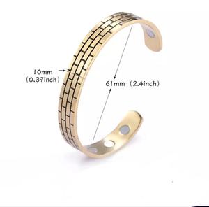 Fashionable Vintage Magnetic Therapy Copper Alloy Star Shape Unisex <b>Bracelets</b> & Bangles-Healthy Benefits Gift - Product Image 1