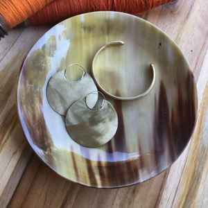 Juego de cuencos para servir de cuerno Natural de marca de alta calidad, cuencos de afeitar pulidos hechos a mano, directos de la India, técnica tallada en casa - Product Image 4