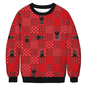 Sudadera sin Capucha con Estampado Gráfico de Gato Divertido, Impresión 3D, Unisex, Estilo Otoñal, Logotipo Frontal, Estilo Navideño, Cuello Redondo, Diseño Forrado - Product Image 2