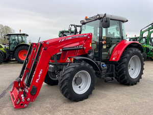 รถแทรกเตอร์ฟาร์ม 130 แรงม้า Massey Ferguson 5713SL ขับเคลื่อน 4 ล้อ รถแทรกเตอร์การเกษตร Dyna-4 แบบมีห้องโดยสาร สำหรับขาย - Product Image 4