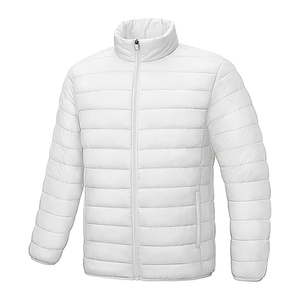 Chaqueta acolchada personalizada para hombre, cálida, impermeable, aislada, ligera, para invierno, OEM 2025, chaquetas al por mayor a granel - Product Image 1