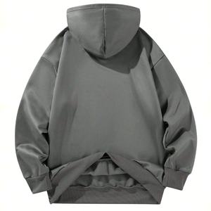 ผู้ผลิตขายส่งเสื้อฮู้ดซิปแบบหนา 400 แกรม ซักกรด พิมพ์โลโก้ตามสั่ง ผ้าเฟรนช์เทอร์รี่บุซับใน สำหรับทุกเพศ - Product Image 6