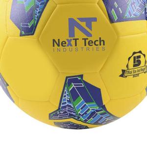 Next Tech Nouveau style Technologie hybride de football Ballon de match professionnel Matériau de texture en TPU Conception personnalisée et logo personnalisé - Product Image 5