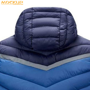 Men Sleeveless <b>Gilet</b> Wholesale Breathable Polyester <b>Lightweight</b> Puffer Vest Solid Pattern Winter Outerwear - Product Image 6