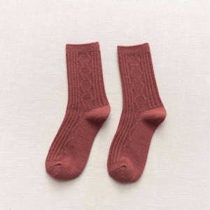 Custom Winter Cashmere <b>Socks</b> Thick Warm <b>Socks</b> Outdoor Merino Wool polyester <b>Socks</b> <b>Women</b> <b>Crew</b> - Product Image 5