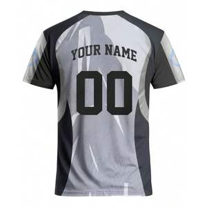 Nueva Temporada, Ropa Deportiva Sublimada de Secado Rápido, 100% Poliéster, Jersey de Fútbol con Cuello Redondo, Nombre y Número Personalizables - Product Image 2