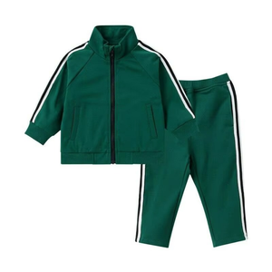Top qualité professionnel enfants deux pièces survêtements ensembles vêtements de sport survêtement survêtement ensemble coton survêtements en gros - Product Image 4