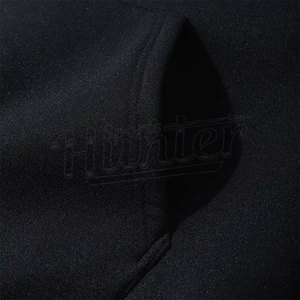 Fabricants de sweats à capuche personnalisés sweat-shirt à capuche vierge uni double couleur 100% coton épais 400GSM sweats à capuche surdimensionnés - Product Image 5