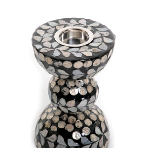 Quemador de incienso de lujo para celebraciones de Eid Quemador de incienso de Madre de Perla Negra Regalo Premium para Ramadán Kareem Eid Mubarak - Product Image 2