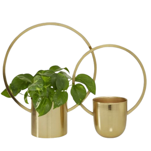 Hôtels Dîner Décoration de table Jardinière suspendue Vases à fleurs suspendus arrondis Artisanat Vase à fleurs moderne - Product Image 2