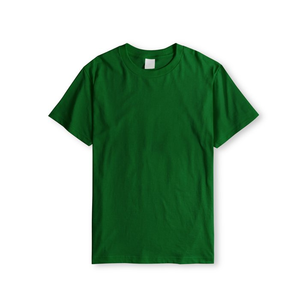 Fabricant OEM, vente en gros, t-shirts pour hommes 100% coton, grande taille, décontractés, impression de logo personnalisée sur le devant, motif, col rond, écologiques - Product Image 5