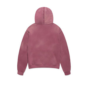 Custom Made Sun Faded Hoodies Produit d'hiver Sun Faded Hoodies Prix bon marché Basics Cotton Blended Sun Faded Hoodies - Product Image 2