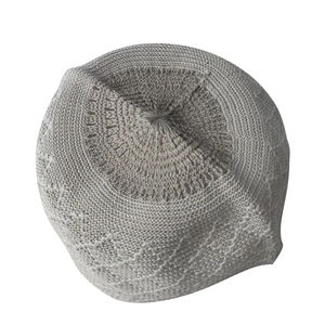 Casquette musulmane de qualité supérieure 2023 avec logo personnalisé, séchage rapide, couvre-chef islamique, nouveau design, vente en gros OEM ODM, casquettes ethniques 100% coton - Product Image 3