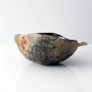 Tazón artesanal único de cuerno de búfalo y buey, artesanía india pulida para cocina elegante y decoración del hogar - Product Image 1