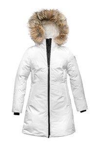 แจ็กเก็ตมีฮู้ดสำหรับผู้หญิงแจ็คเก็ตขนเป็ดแบบพองสำหรับฤดูหนาว - Product Image 3