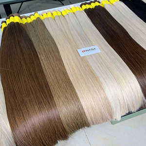 <b>Russian</b> Bulk Hair Extensions 100g Light Color 65cm Length Vietnamese Human Hair Bundles by Vietnam Suppliers - Product Image 1