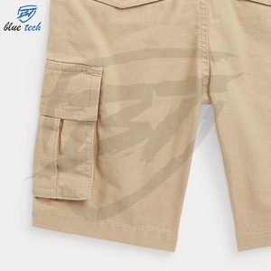 Short cargo d'été à poches multiples pour hommes Logo personnalisé Short cargo en coton pour le travail en plein air pour hommes - Product Image 6