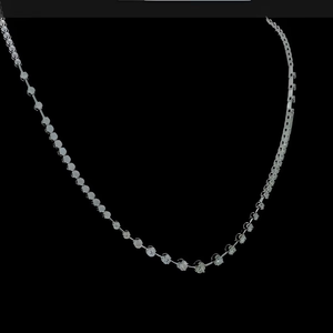 Collier en or blanc Moissanite Zircon Iced Out Bling Diamond Pendant Necklace for Women - Product Image 6