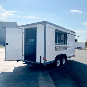 Large Capacity Food Truck 4 Whee Food <b>Cart</b> Trailerhen Set Factory Customization Mobile Travel Container Restaurant Fruit <b>Cart</b> - Product Image 2
