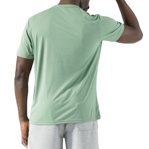 Camisetas de Hombre Estilo 2025, Colores Personalizados, Secado Rápido, Alta Calidad, Manga Corta, 100% Poliéster, Tejido Sólido, Logotipo Personalizado - Product Image 2